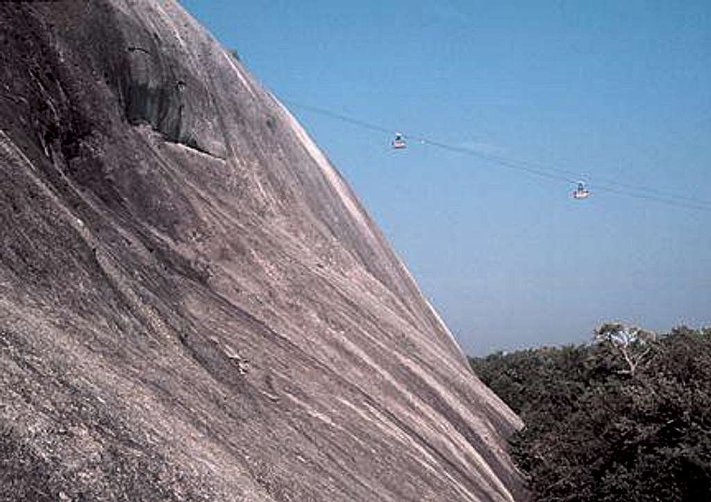 The steep face of Stone...