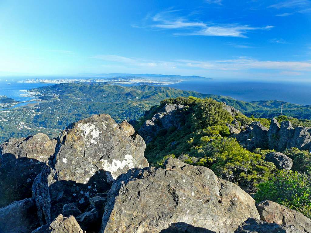 South from Mt. Tam, East Peak