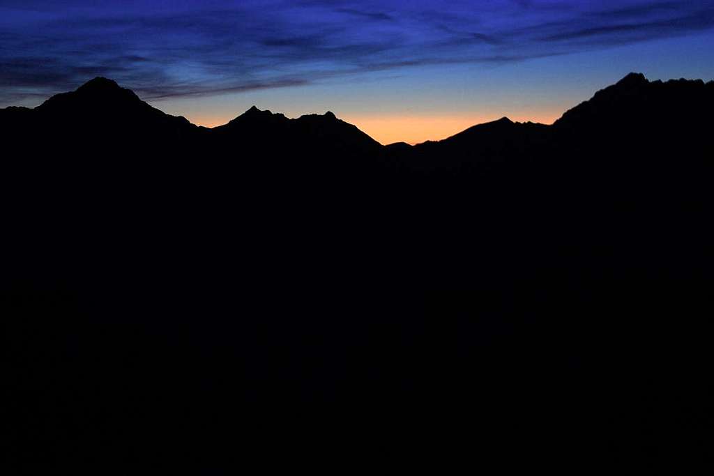 Tatras after sunset