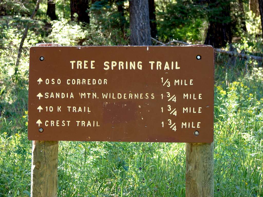 Tree Springs Sign