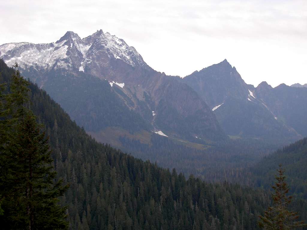 Big Four Mountain and Hall Peak