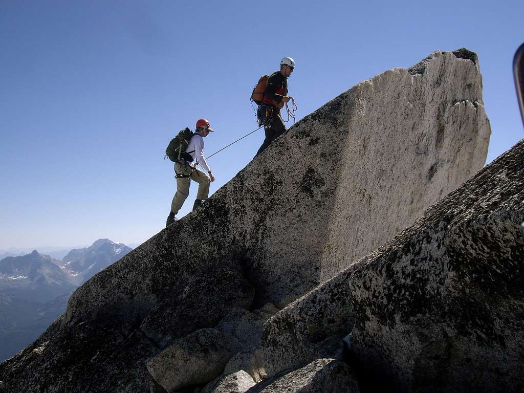 Summiting the West Ridge