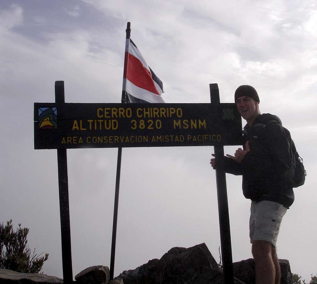 Cerro Chirripo Summit Photo
