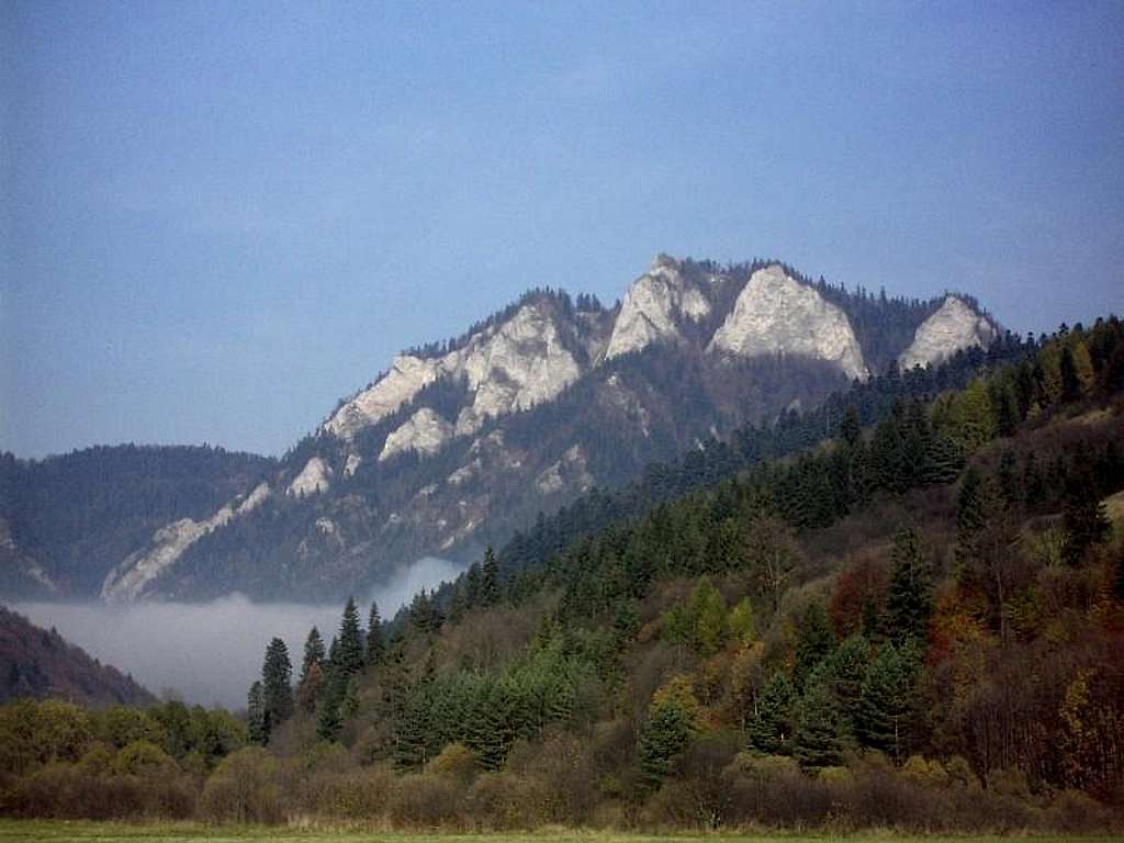 This is Trzy Korony - most known mount in Pieniny