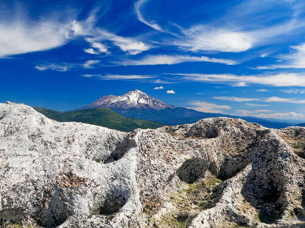 Mt. Shasta from Castle Crags