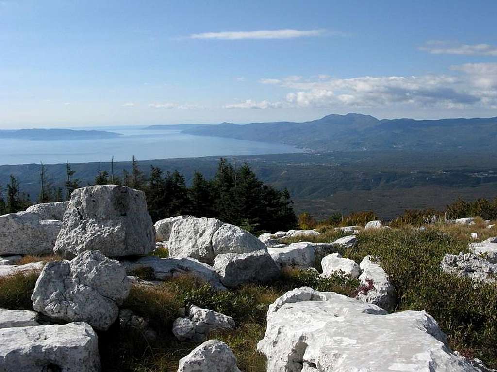 View from Obruč mountain