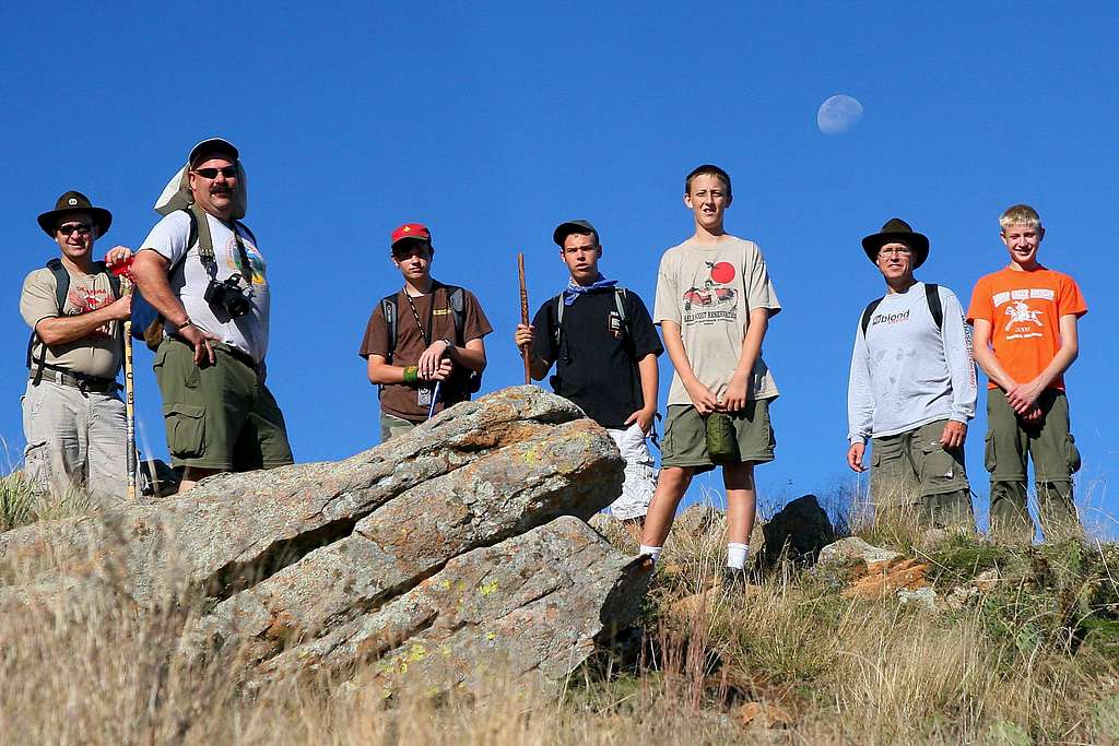 Crew 1 Climbs Elk Mountain