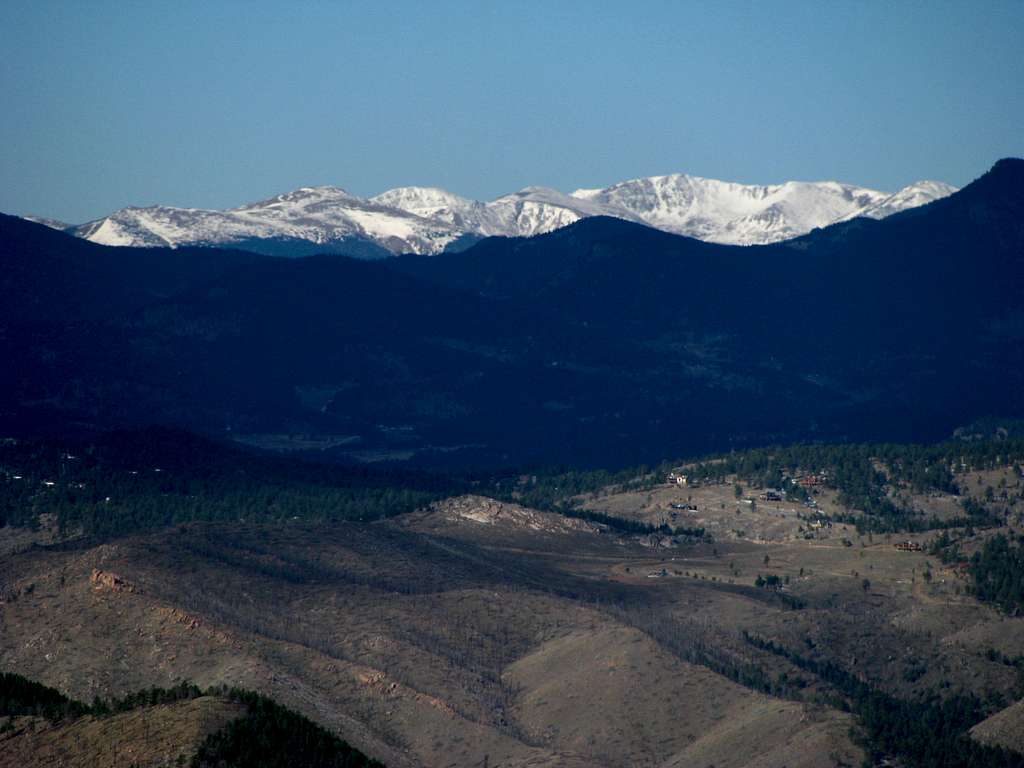 Front Range from summit