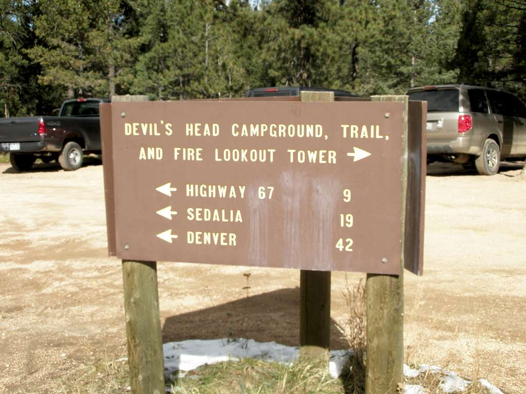 Devil's Head Sign