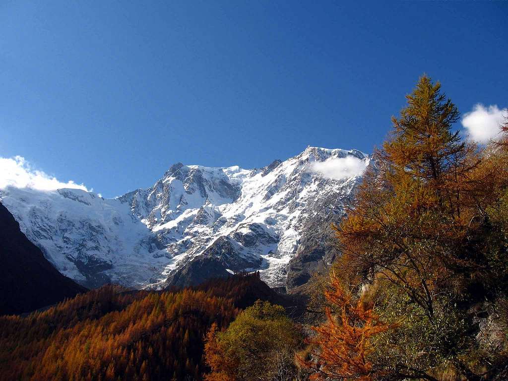 East wall of Monte Rosa