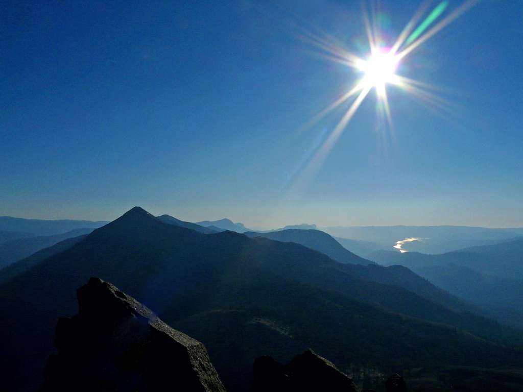 West from Hiram Peak