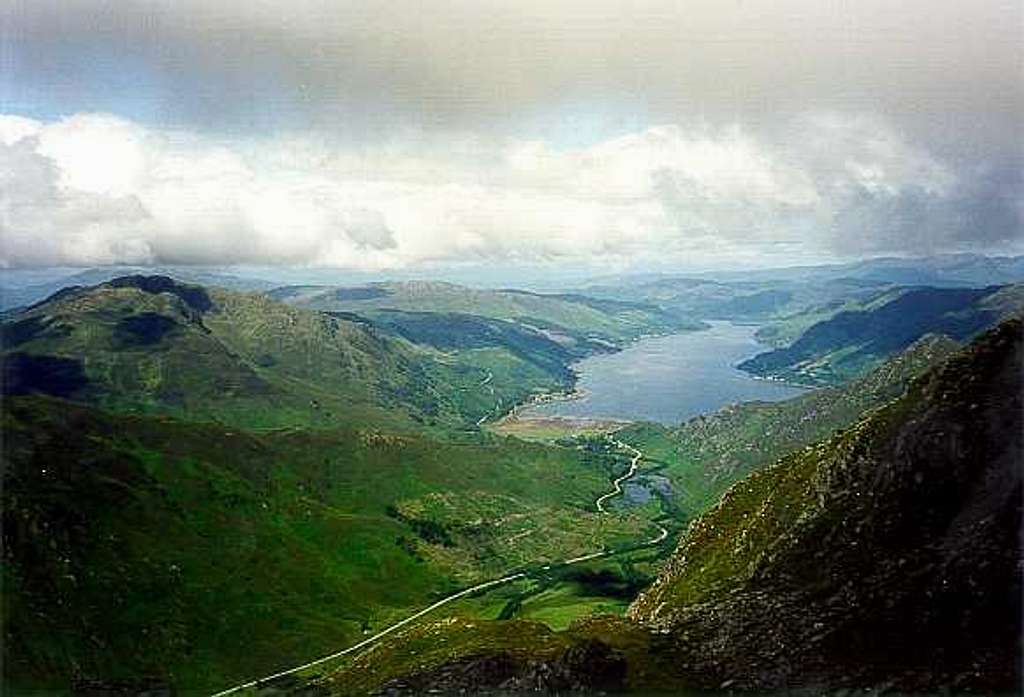 Loch Duich from Sgurr na Carmach, 5 Sisters of Kintail