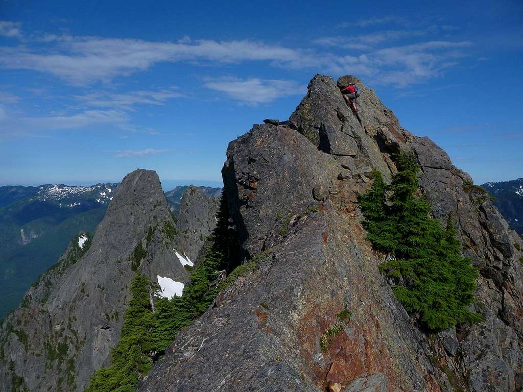 East Garfield summit ridge