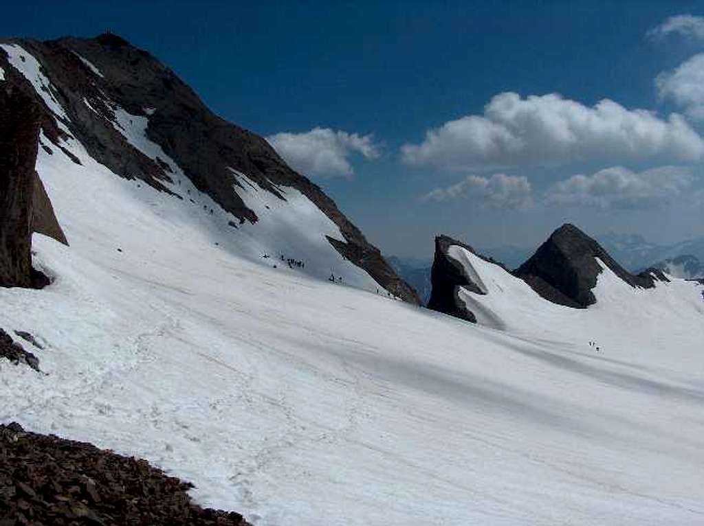 The glacier of the Vignemale