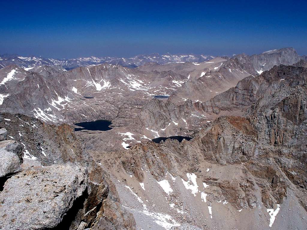 View from the summit of Mt. Langley