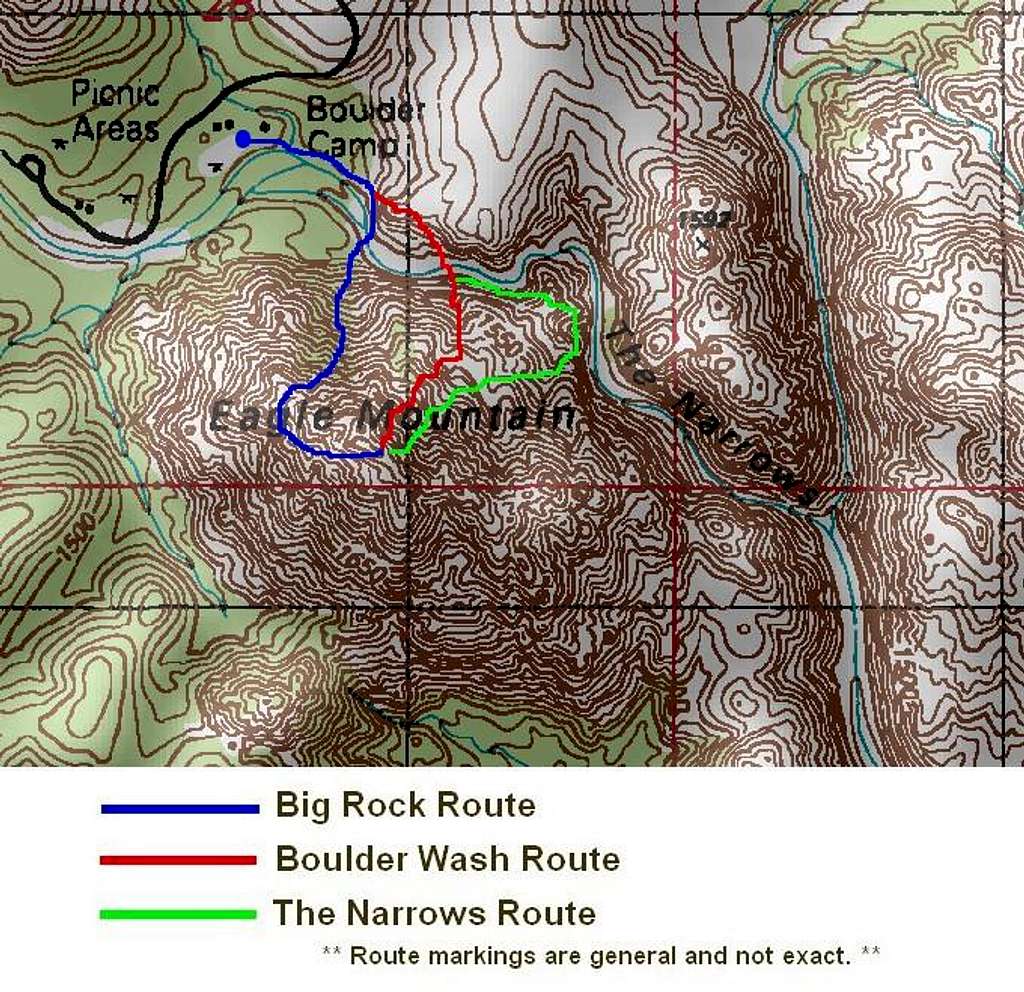 Eagle Mt Routes