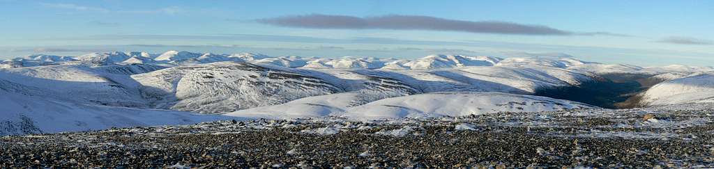 Snow covered Cairngorms