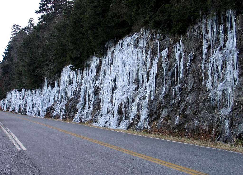 Great Smoky Mtn NP - Icy Wall
