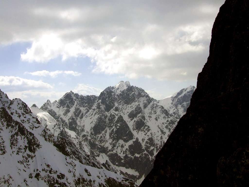 Vysoka from Rohatka Pass
