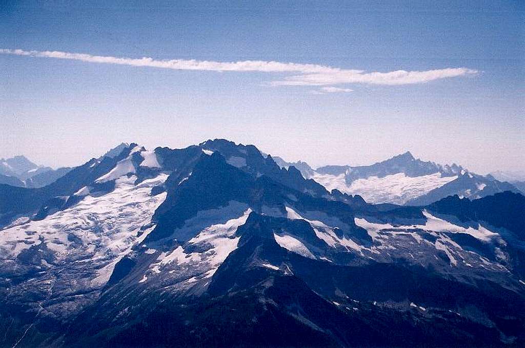 Mt. Logan (9,087 ft) and the...
