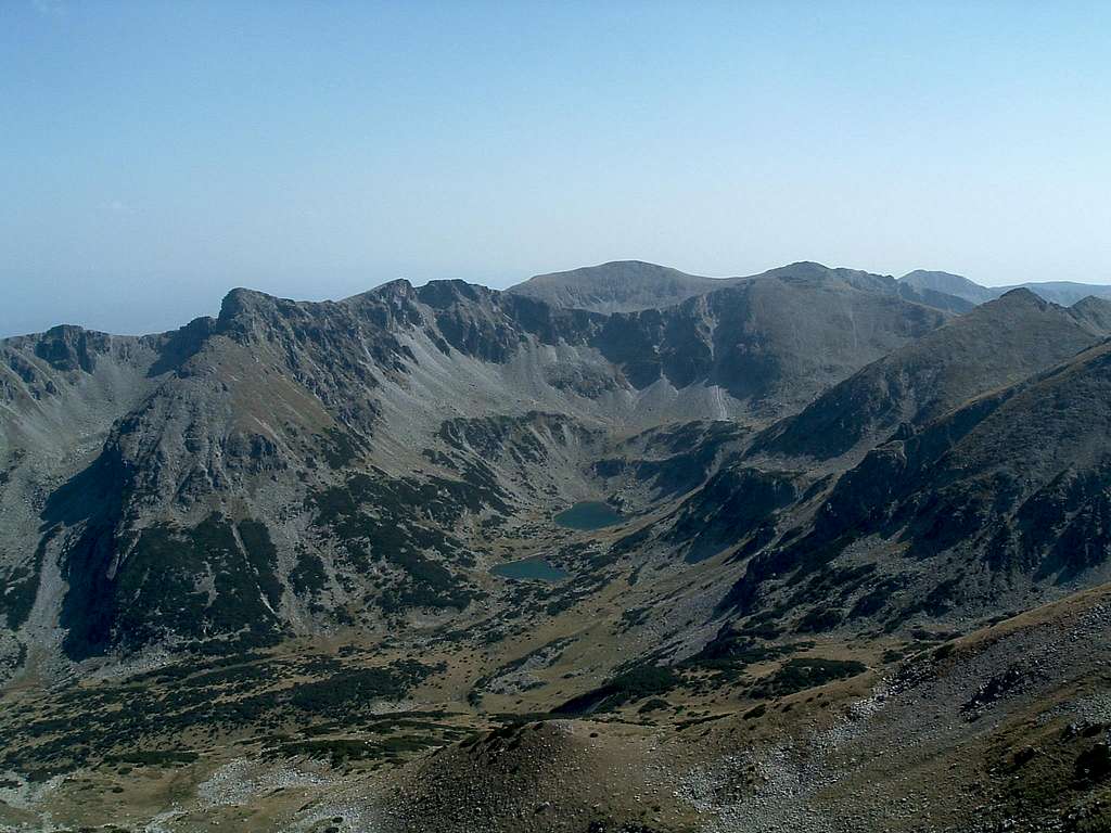 View to the south from the ridge between Malka Musala and Musala