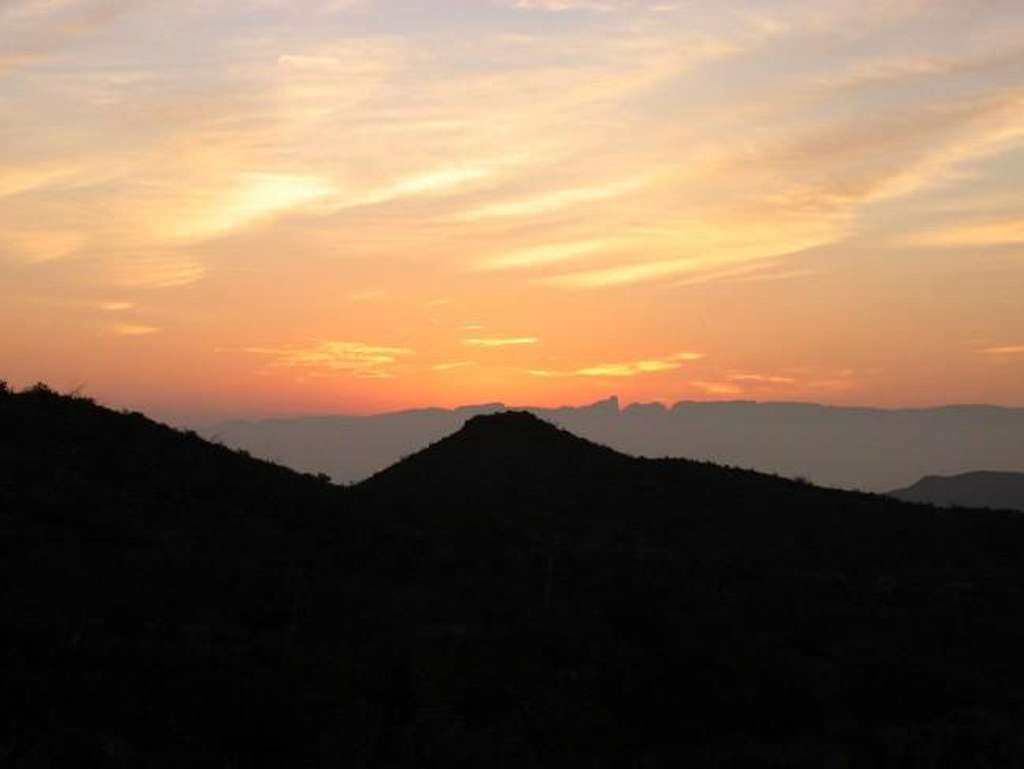 Sunrise from Junpier Canyon...