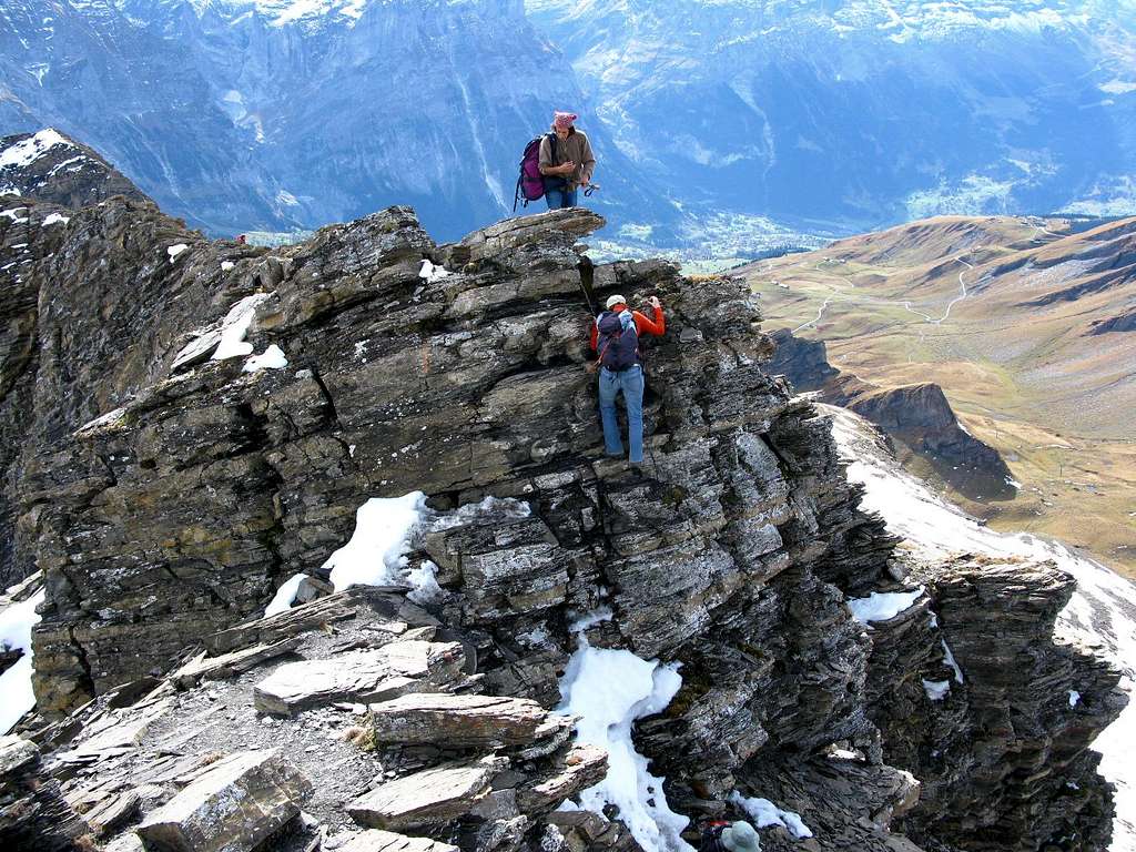 Ascent to Schwarzhorn