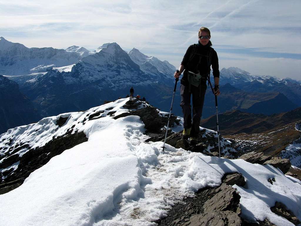 Summit of Schwarzhorn 2928m