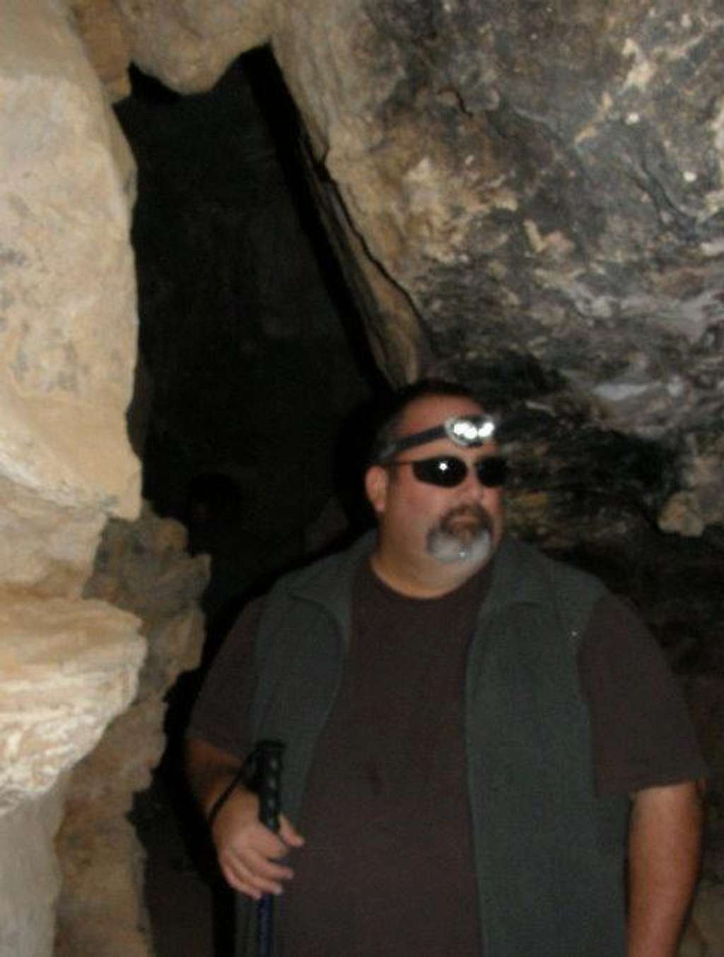 Sunglasses in a cave?