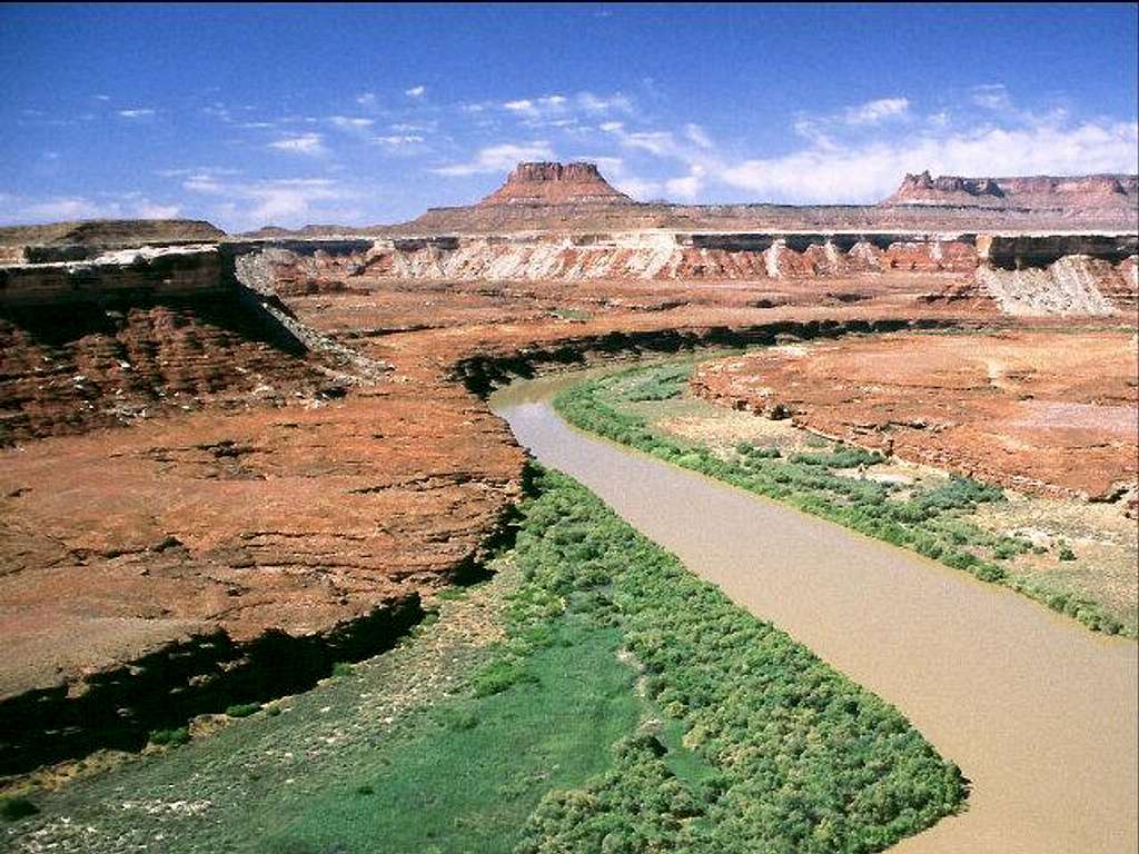 View of Green River and the...