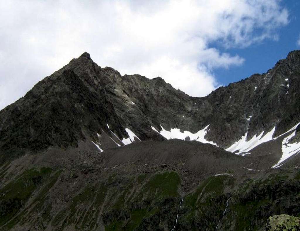 Seeblaskogel ridge line