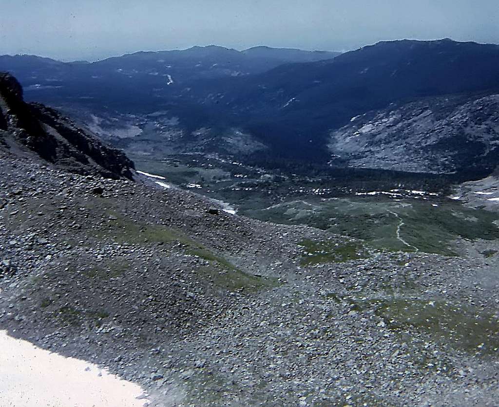 Rocky Mtn High 1973 - View Down Buchanan Pass