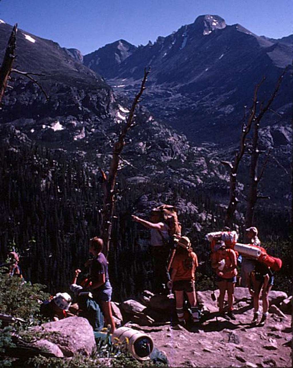 Rocky Mtn High 1975 - Hiking up Flattop Trail