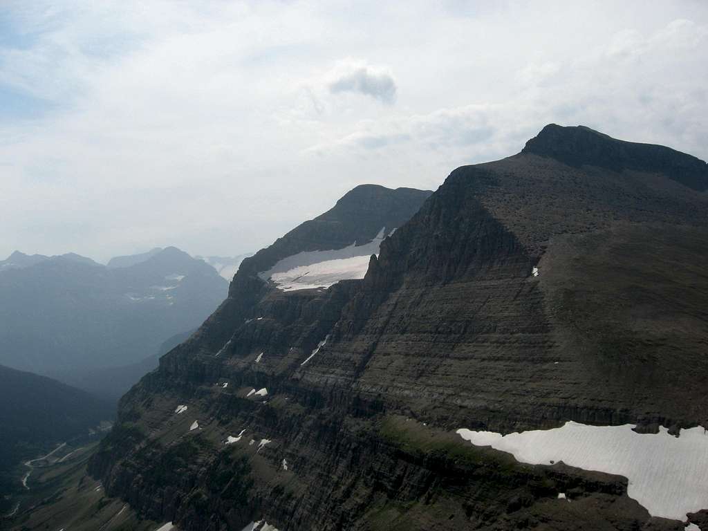 Piegan Mountain and Piegan Glacier