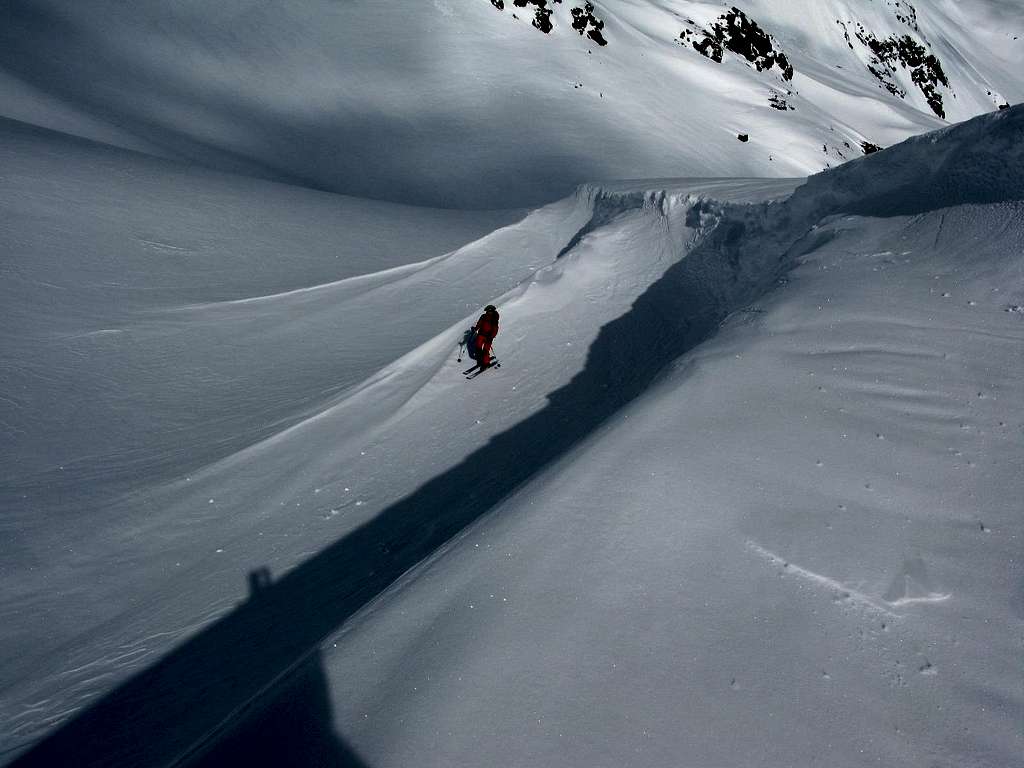 Ascent to Scalettahorn