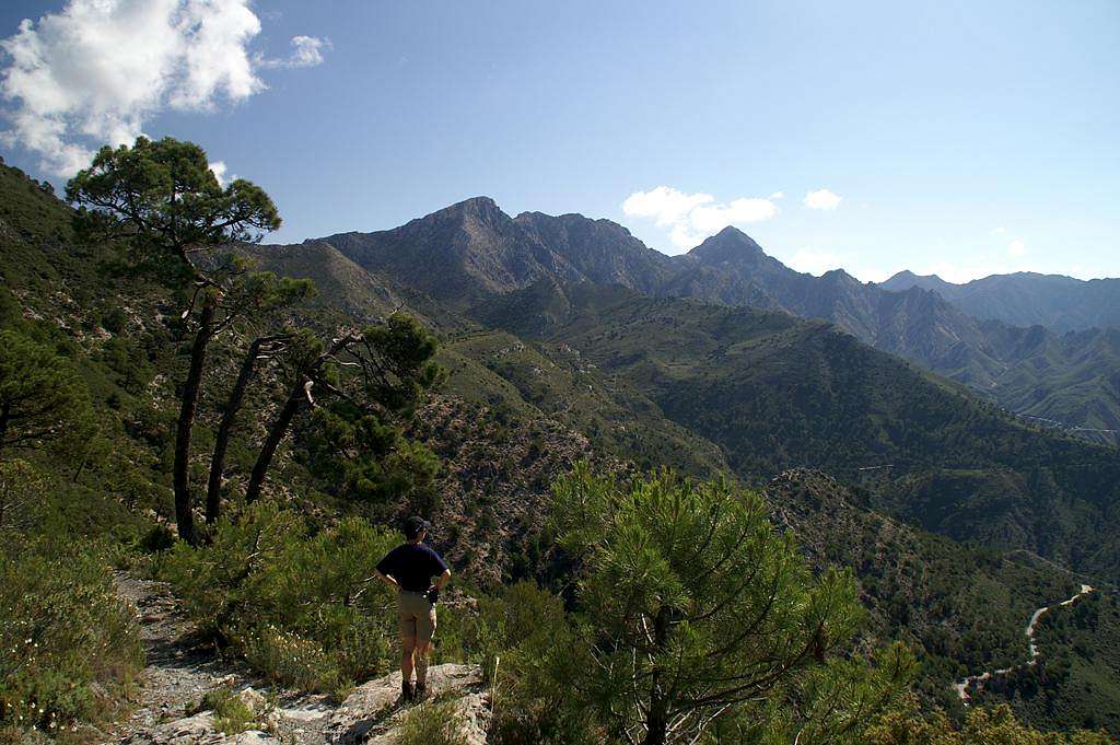 Heading towards the Sierra de Almijara main ridge
