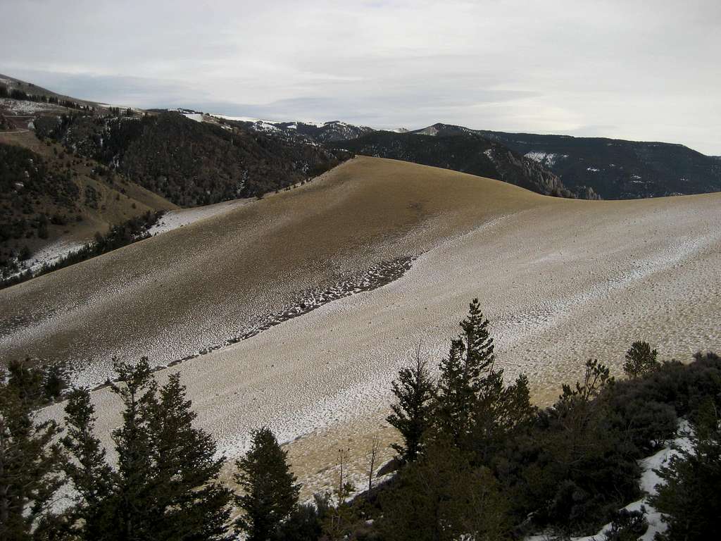 East side of Peak 7630