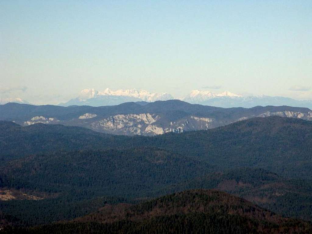 Kamnik-Savinja Alps from Bitoraj