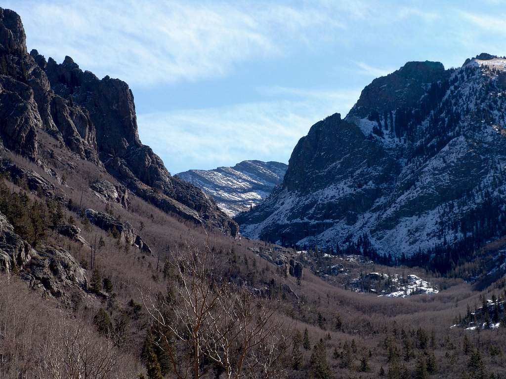 Just into N. Crestone Creek