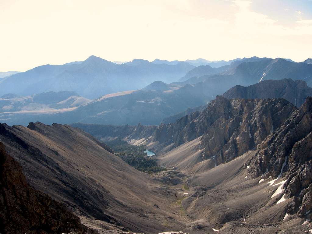 View from Borah Peak