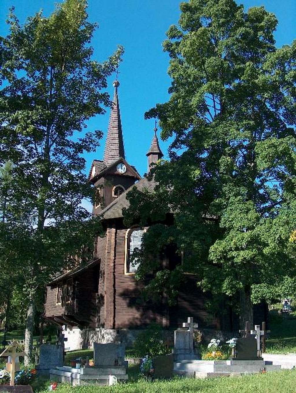 The wooden church in Javorina