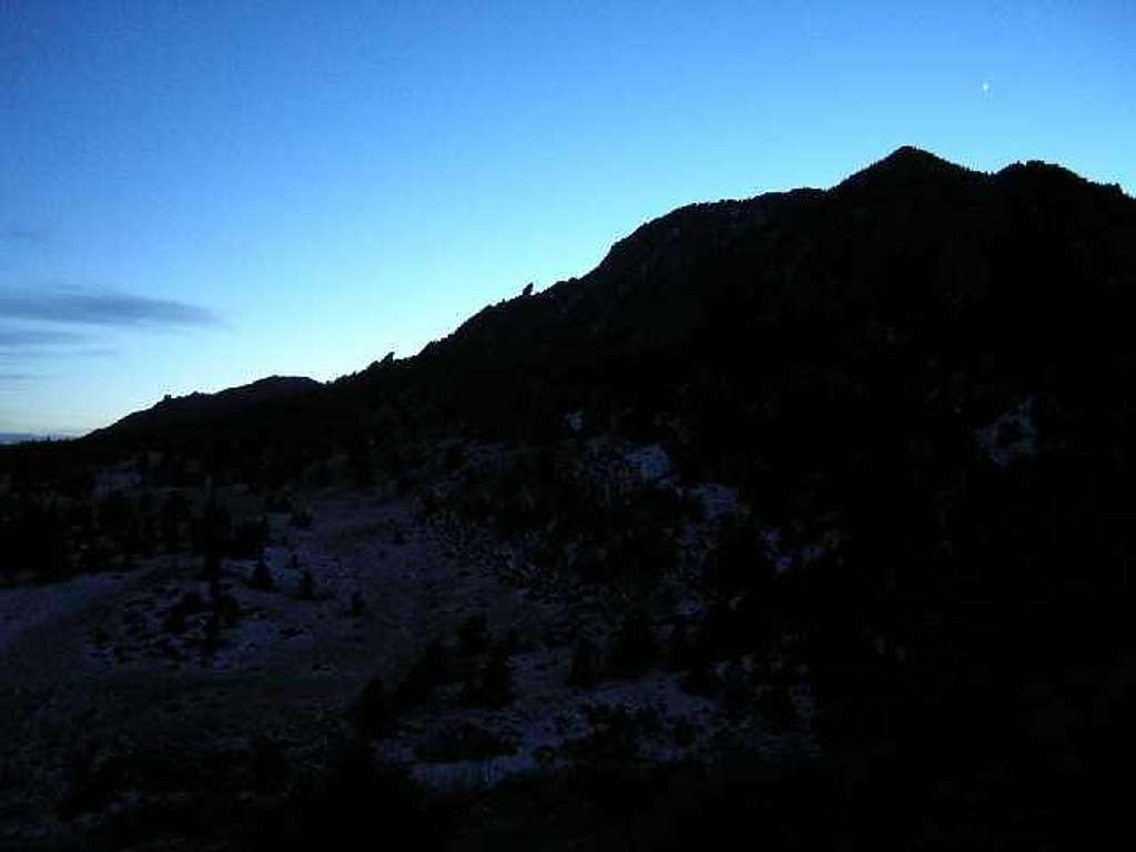 Bear Peak and Devil's Thumb...