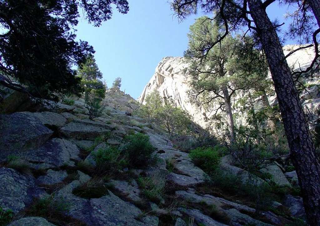 Terrain on the approach to Sugarloaf