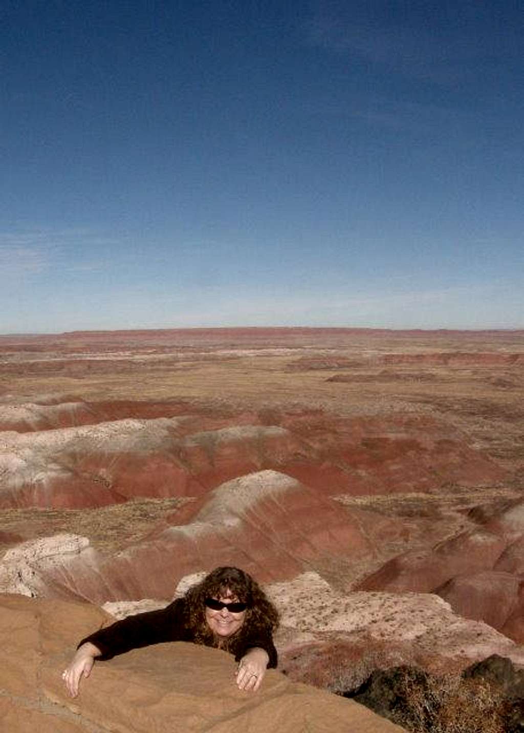 Falling into the Painted Desert