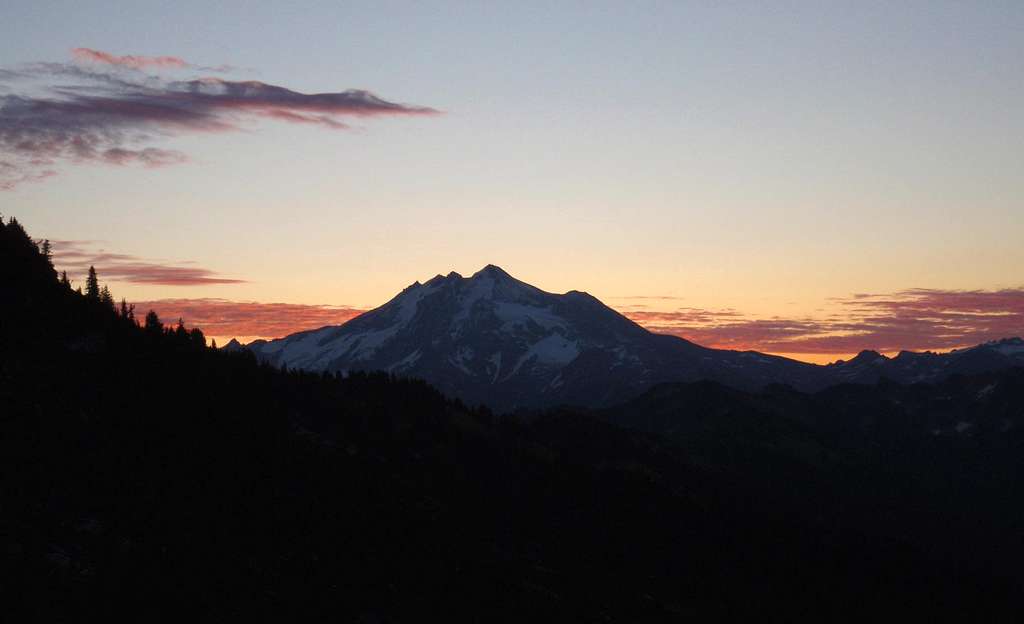 Glacier Peak at Dawn