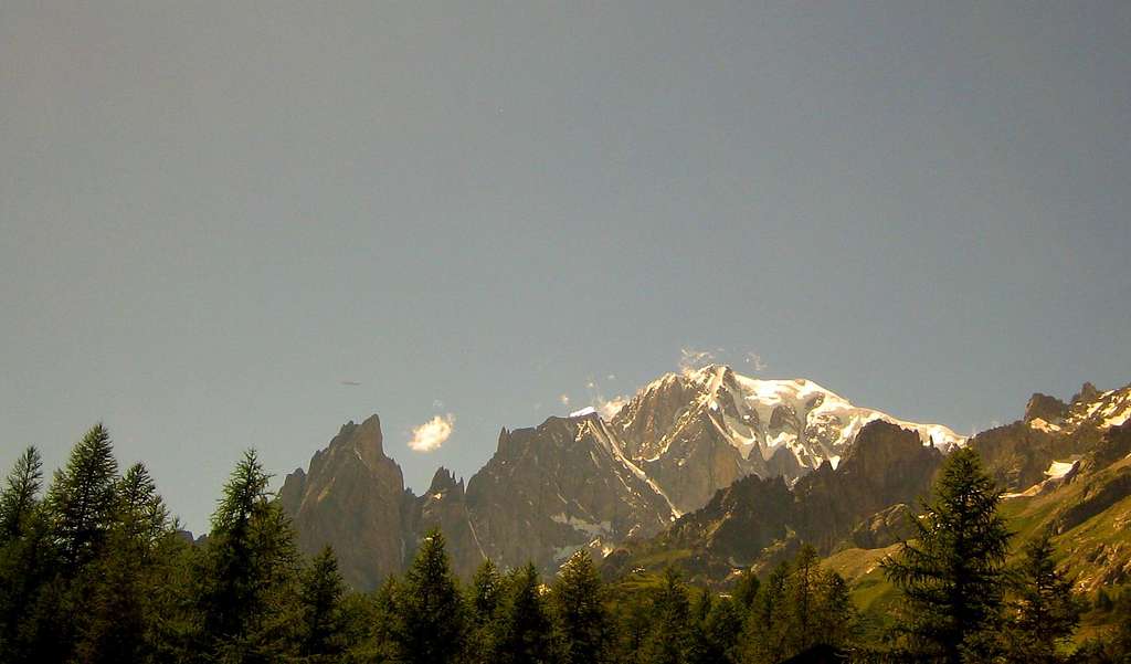 Mont Blanc from Val Ferret