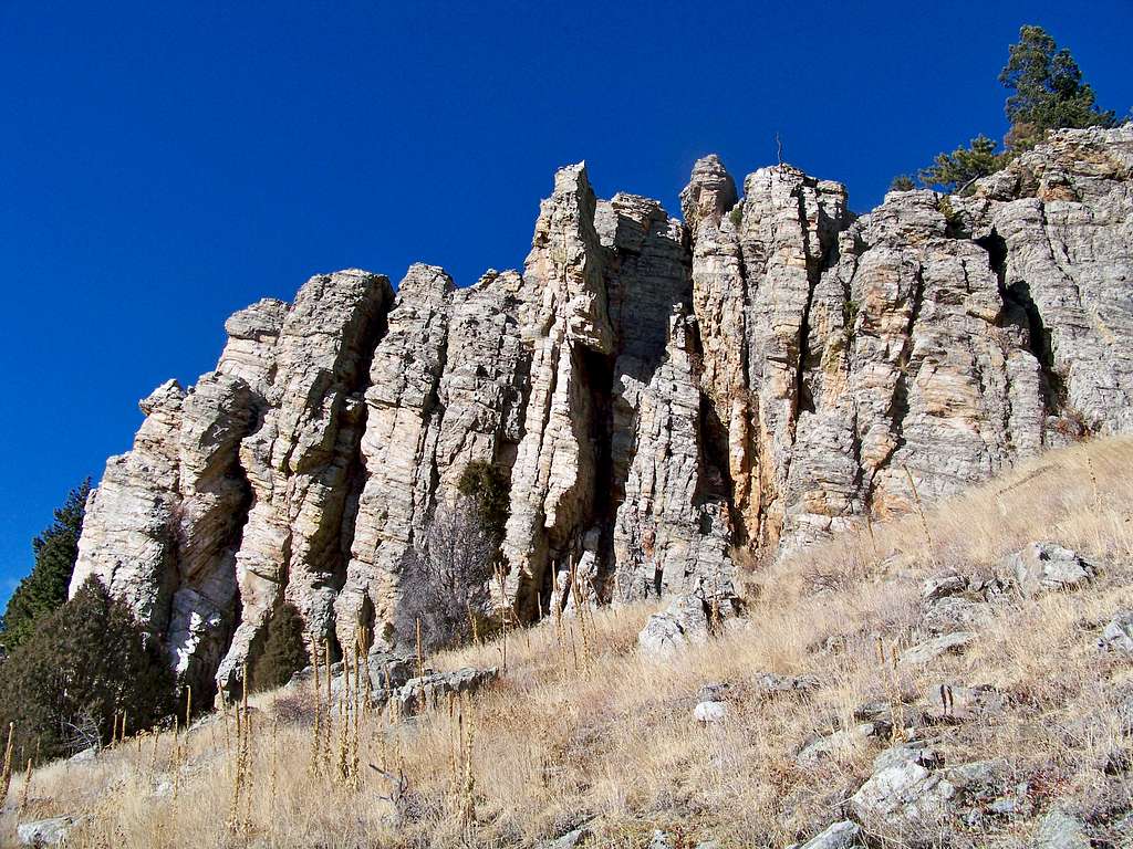 South slope rock outcrop #2
