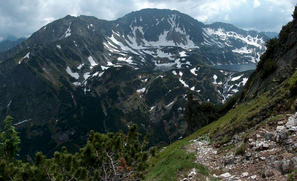 Tatra's 5 lakes Valley (Dolina Pięciu Stawów) as seen from the trail to Krzyżne