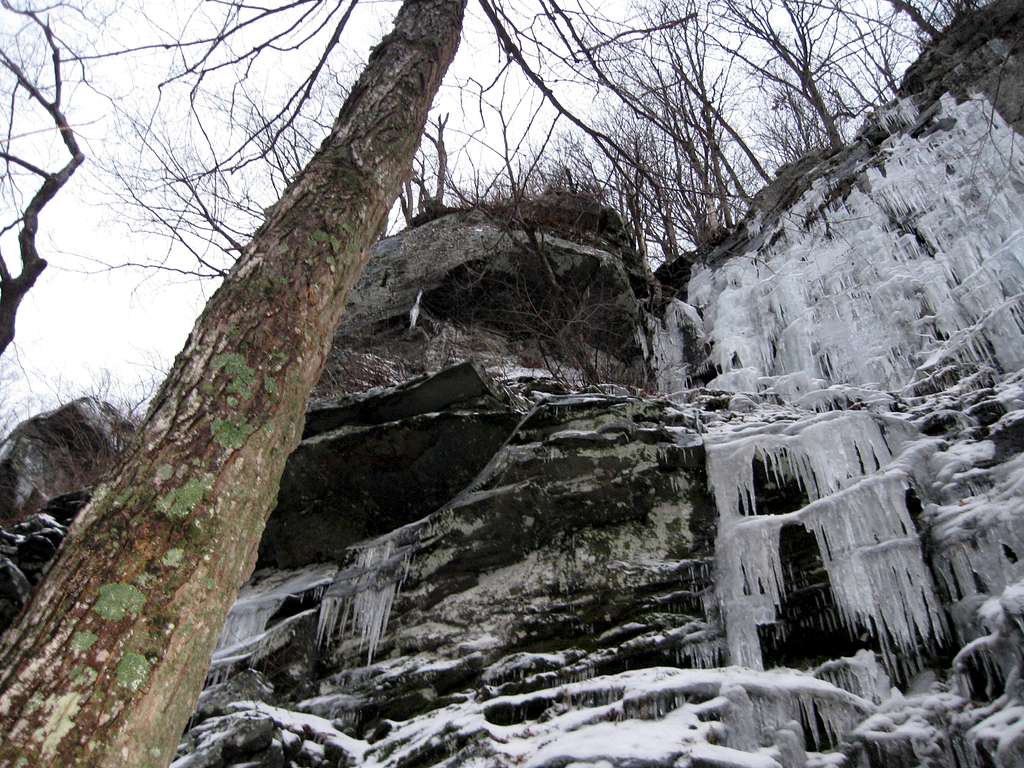 Cliff in Catskills park