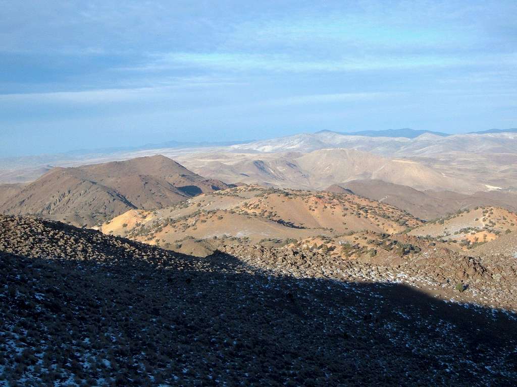 View of the Colored Hills from Peak 6075